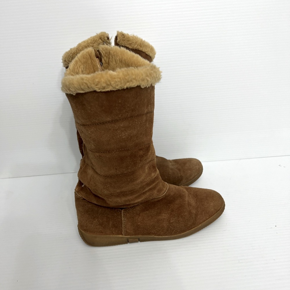 Woodbridge Suede Winter Boots women’s Tan Brown  8